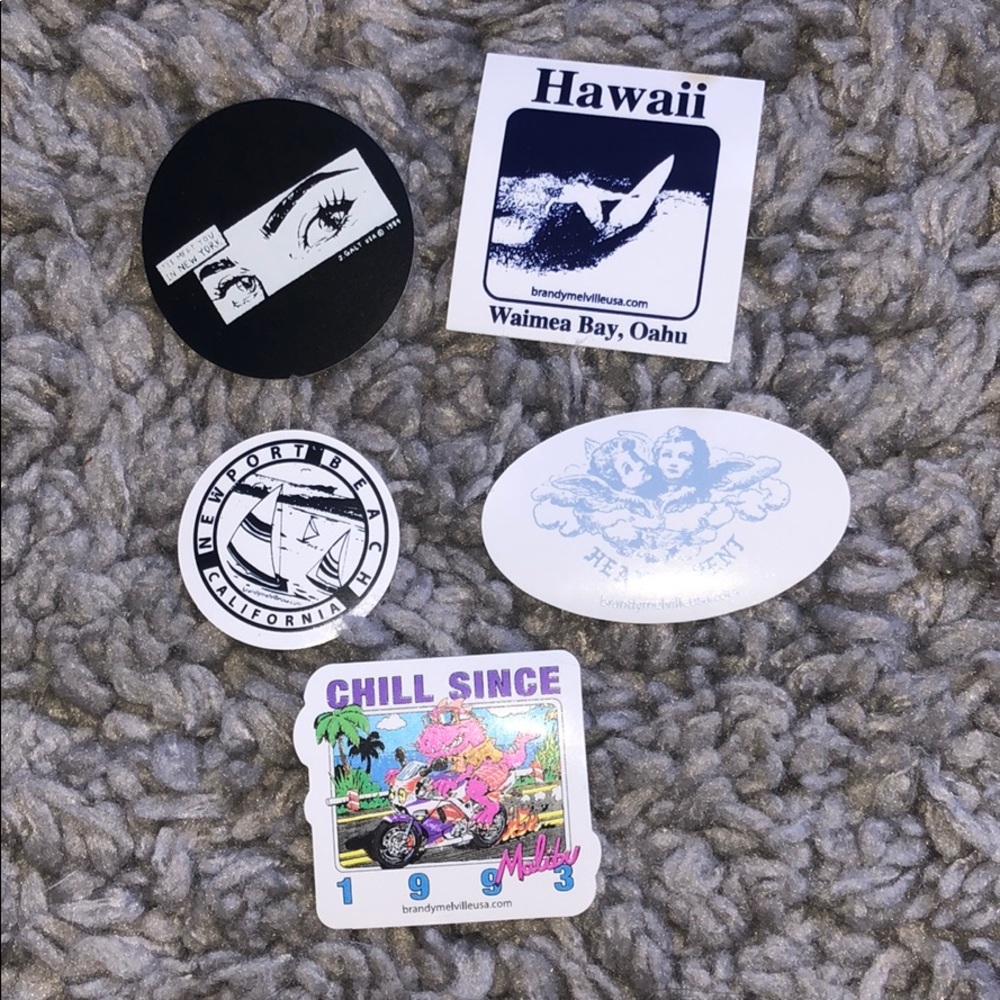 brandy melville stickers